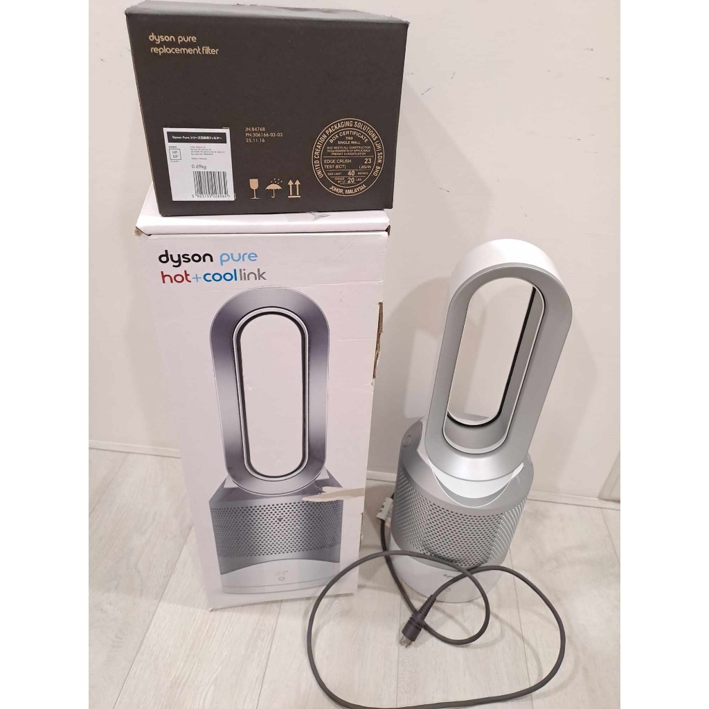 二手Dyson pure hot+cool三合一涼暖空氣清淨機 HP 8成新 日本帶回(含原盒裝、遙控器、全新原廠濾心)