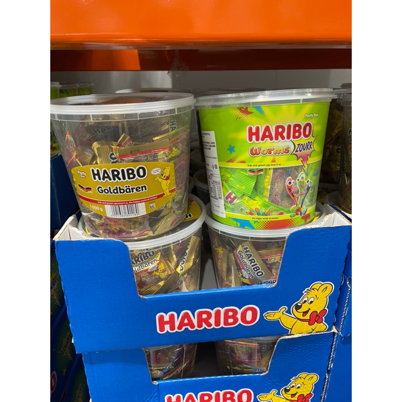 好市多 🔥🔆🛒HARIBO哈瑞寶金熊Q軟糖 小熊軟糖1公斤&amp;酸甜蟲蟲🐛Q軟糖960g🛒🔆🛒🔆