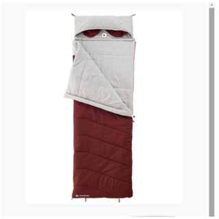 二手-迪卡儂QUECHUA 0°C 露營 100% 純棉睡袋 (全開款可拼接)全新