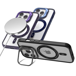 韓國 MagSafe 鏡頭支架 硬背板 手機殼│iPhone 15 14 13 12 Pro Max Plus