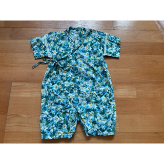 全新日本寶屋mocmof嬰幼兒和服綁帶浴衣包屁衣(90)