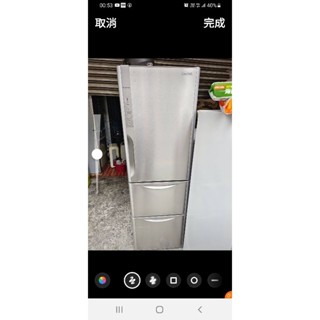 二手中古日立3門325公升鏡面變頻冰箱，R-H36WS，自動製冰塊，保固3個月，請詢問大戶藥師