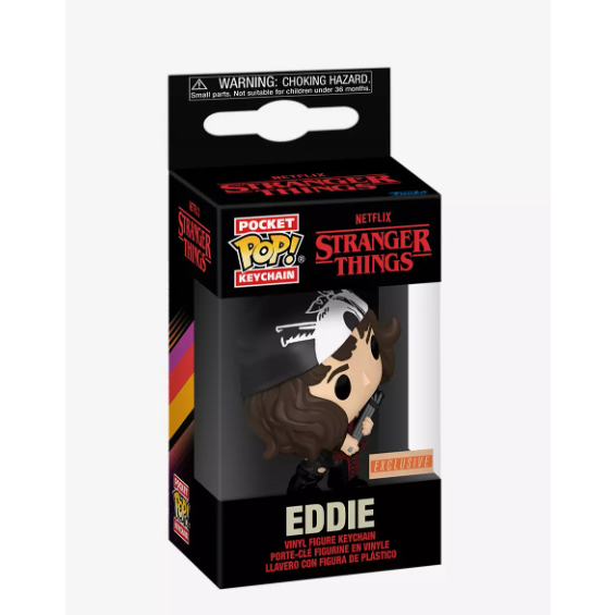 [現貨可直接下單］Funko pop 怪奇物語 Eddie 鑰匙圈 Boxlunch貼