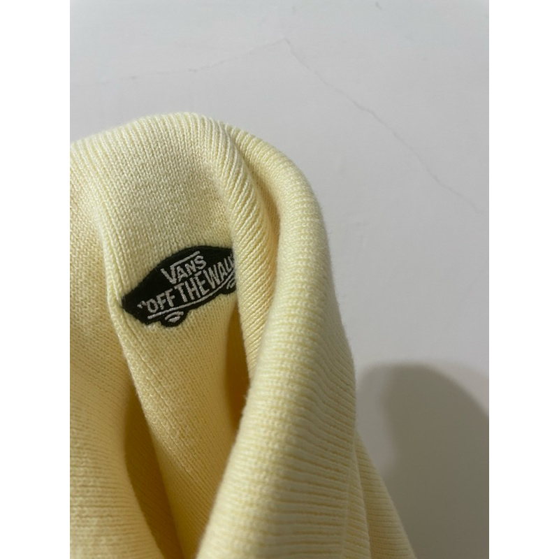 vans針織帽子鵝黃色（男女可戴）全新日本購入