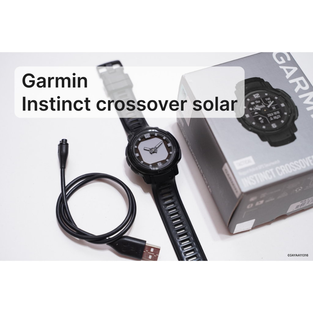 蝦幣九折【兔二手】太陽能軍事戰術版 Garmin Instinct Crossover Solar Tactical