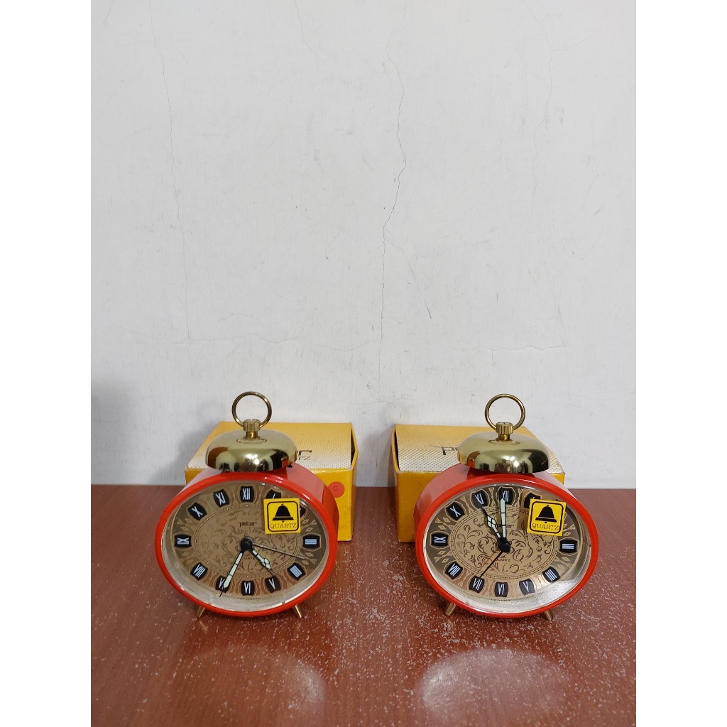 德國製 三星 Peter 羅馬數字 金屬雕花 時鐘 鬧鐘