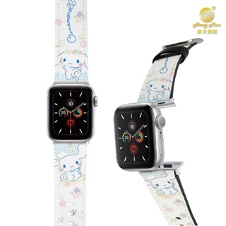 【Hong Man】三麗鷗 Apple Watch 皮革錶帶 花冠大耳狗