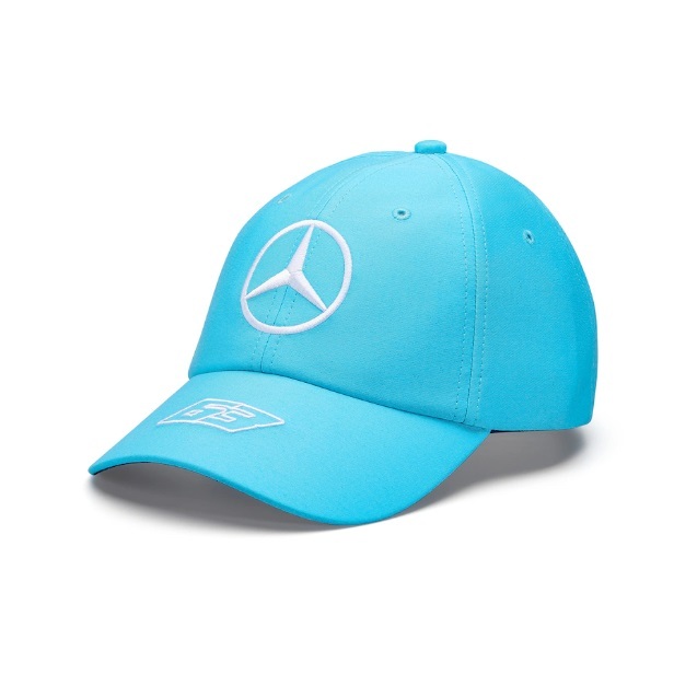 【現貨】F1賓士車隊Mercedes AMG Petronas 2023 George Russell 帽子-水藍色