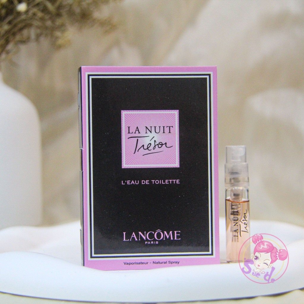 Lancome 璀璨黑夜 La Nuit Tresor Caresse 女性淡香水 1.5ml 全新 正版小樣