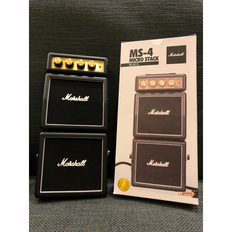 全新公司貨 送高級導線 Marshall MS-4 MS4 電吉他迷你音箱 clean tone dirty tone