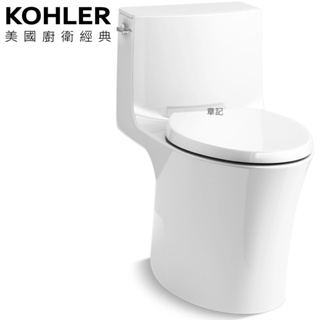KOHLER Veil 五級旋風單體馬桶(不含馬桶蓋/管路隱藏版) K-1381T-HC-0