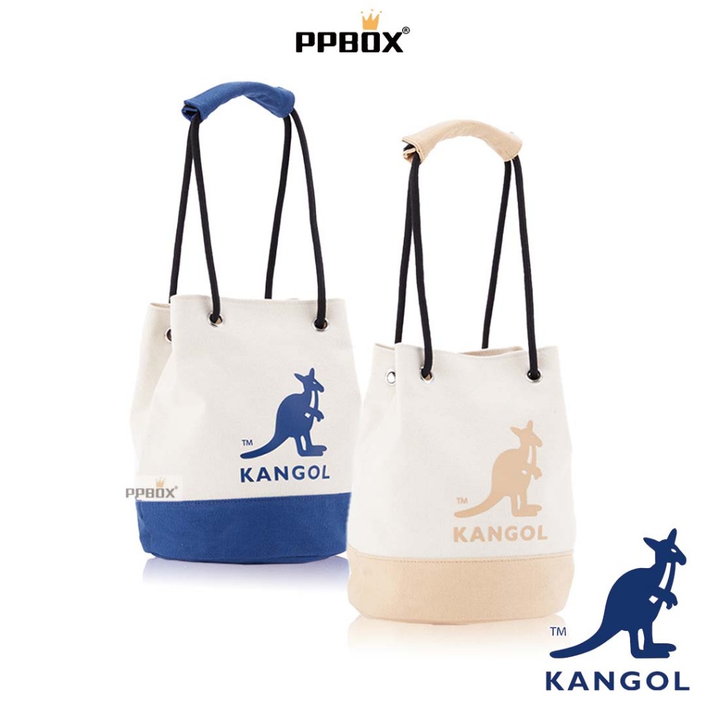 KANGOL 抽繩水桶包【63258706】時尚 包包 可側背