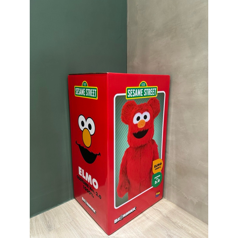 BE@RBRICK ELMO ver2.0  庫柏力克熊 紅餅乾