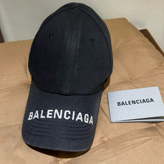 二手巴黎世家Balenciaga 經典logo 刺繡棒球帽 | 老帽朋友贈送不知道真假