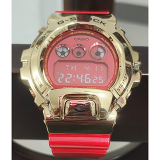 CASIO卡西歐 G-SHOCK 牛年限定錶 GM-6900CX-4 紅金