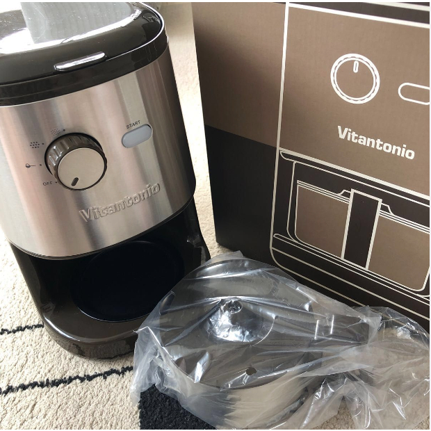 [全新]Vitantonio自動研磨悶蒸咖啡機