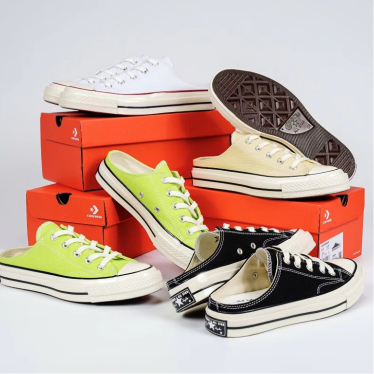 【1-4天寄出】converse 1970  All Star 黑色 白色 一腳蹬 半拖鞋 懶人鞋 穆勒鞋 帆布鞋