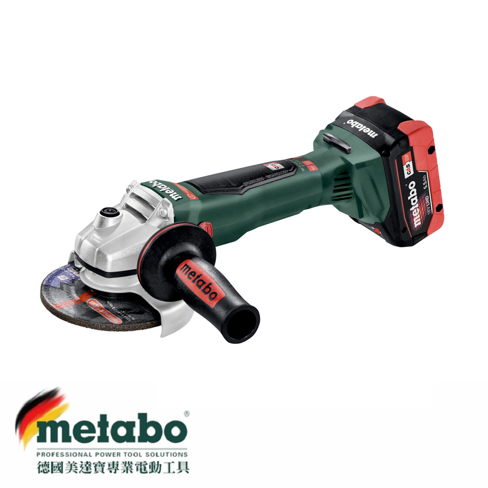 【合眾五金】『含稅』德國 美達寶metabo 18V鋰電【無刷】 5" 砂輪機WB 18 LTX BL 125Quick