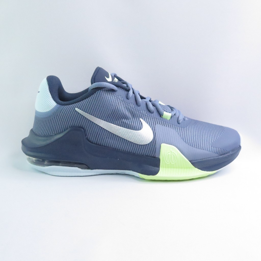 NIKE DM1124402 Air Max Impact 4 籃球鞋 多功能 休閒 訓練 灰石板藍-iSport愛運動