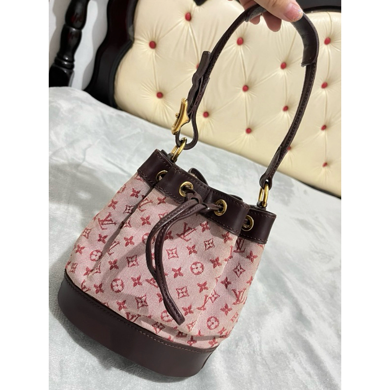 Louis Vuitton LV 中古 牛仔 單寧 帆布 水桶包