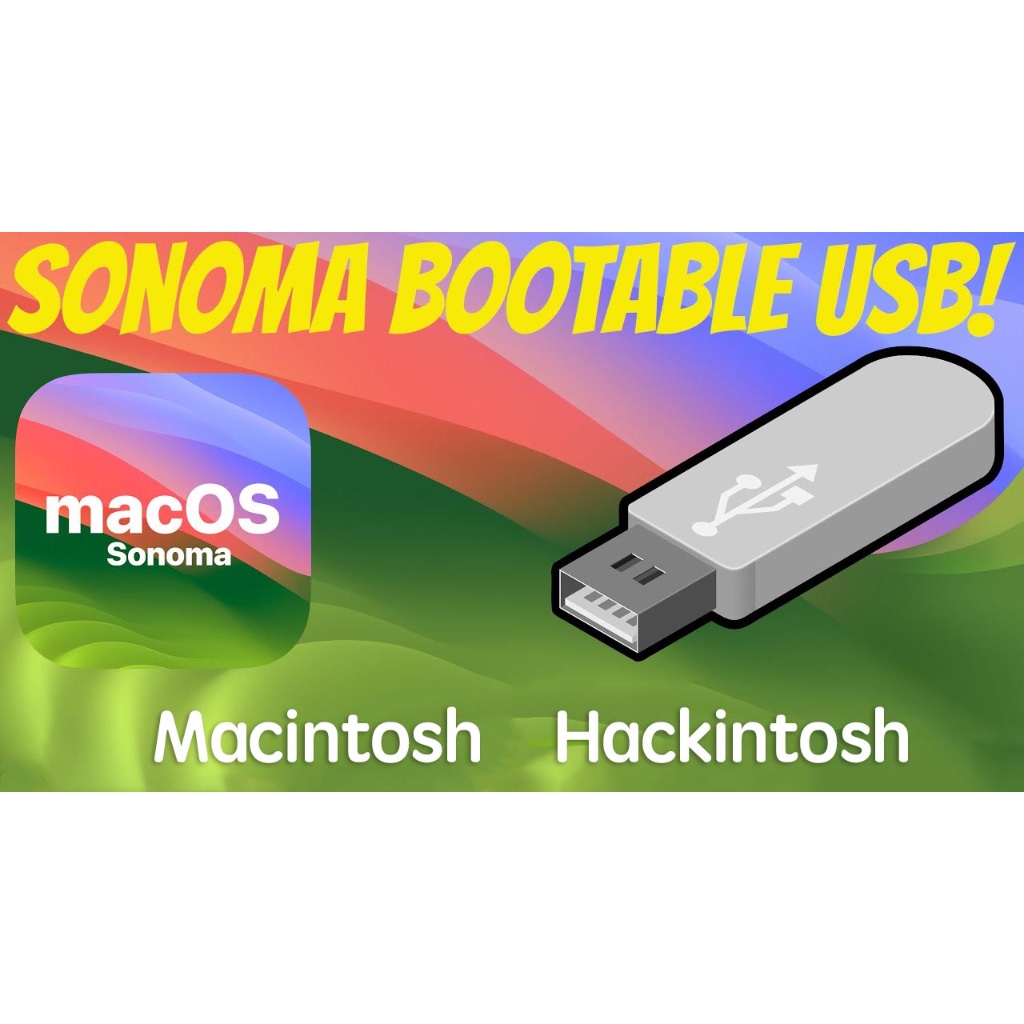 (讓你也可以重灌Mac OS 不求人)Mac OS安裝USB_可選10.7.5~14.3版本_隨身碟_黑蘋果USB