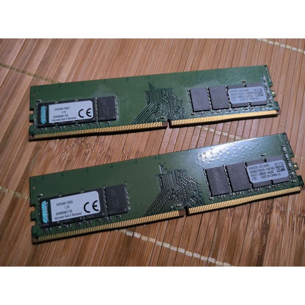 金士頓 DDR4 2400 16G 桌上型記憶體