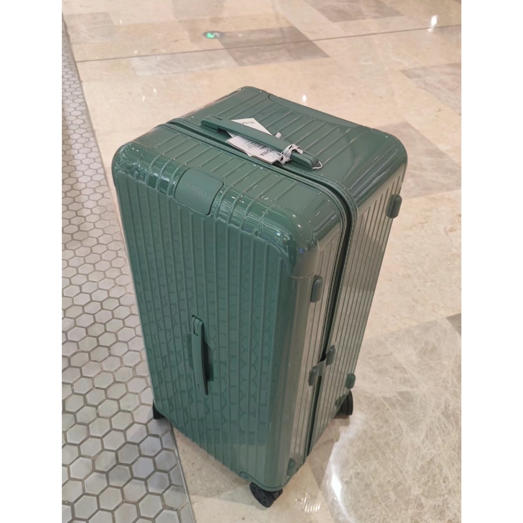 98成新 RIMOWA Essential Trunk Plus 33寸 松木綠 行李箱  拉桿箱 83280591