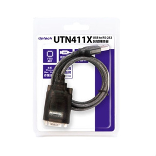 Uptech 登昌恆 UTN411X USB TO RS-232 1.1M-FTDI 連接線 FTDI 轉換器 綠風潮