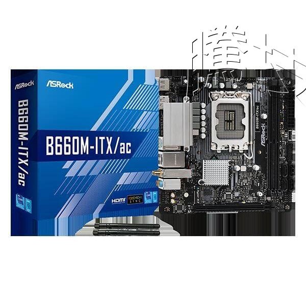 〔騰技〕ASRock華擎 B660M-ITX/ac Mini-ITX/1700腳位/主機板