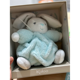 Kaloo Plume 20兔兔玩偶(小)-水藍 安撫玩具
