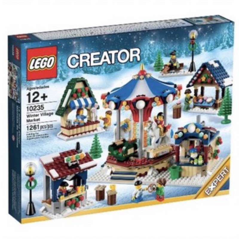 (全新未拆) 樂高 LEGO 冬季系列 10235 旋轉木馬 冬季市場 Winter (請先問與答)