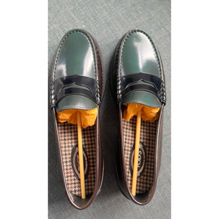 全新正品 購自美國 Tod’s 牛皮樂福鞋 拼色 39碼