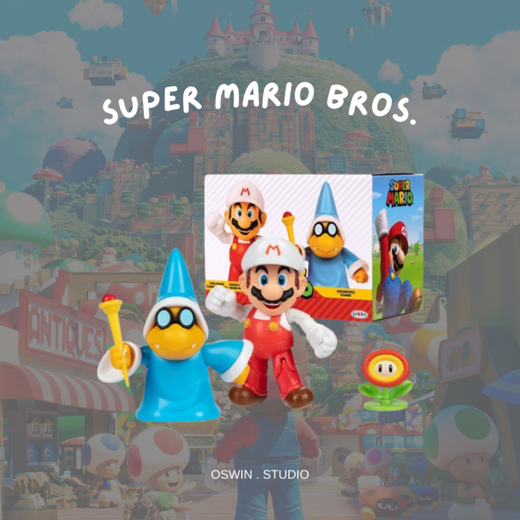OSWIN 現貨 任天堂 馬力歐 4吋公仔組  Super Mario 超級瑪利歐 瑪利歐 卡美克