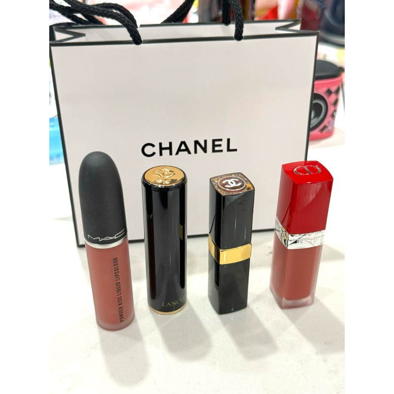 近全新💗二手專櫃口紅 Dior808 Chanel82蘭蔻Mac274口紅989實拍