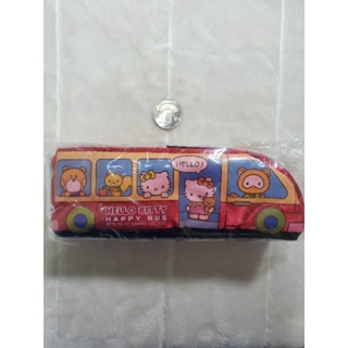 全新 Hello Kitty 「快樂巴士」造型筆袋 鉛筆盒 學生文具用品
