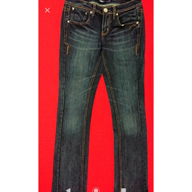 （今日限匯款價1500含運） levi's R307 LADY STYLE 3D修飾 小直筒牛仔褲 29/ 微彈 （版小