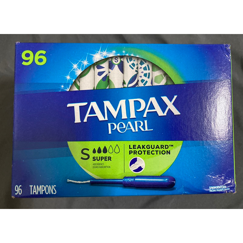 【現貨秒寄】Tampax Pearl Super 50 , 96 count