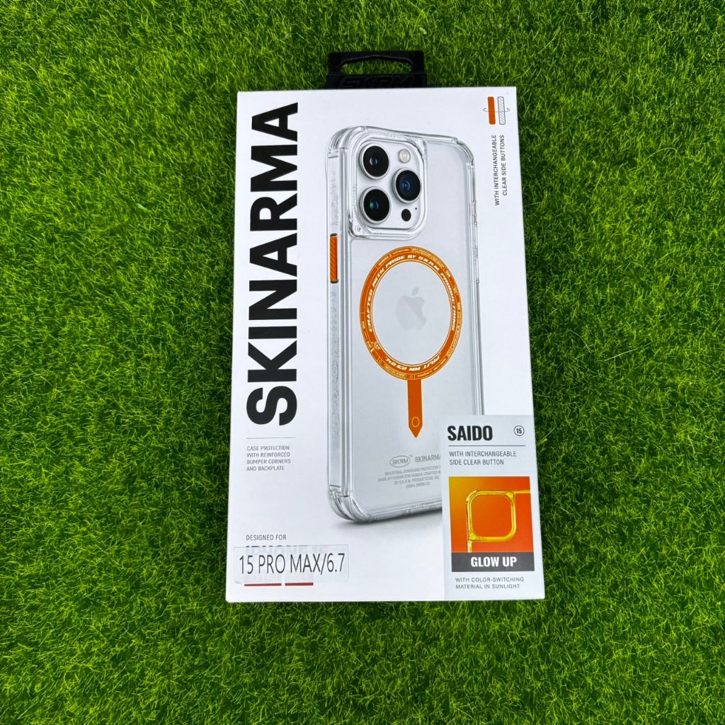 Skinarma Saido UV檢測磁吸防摔殼IPhone 15 Pro防摔殼Plus保護殼Max手機殼Magsafe