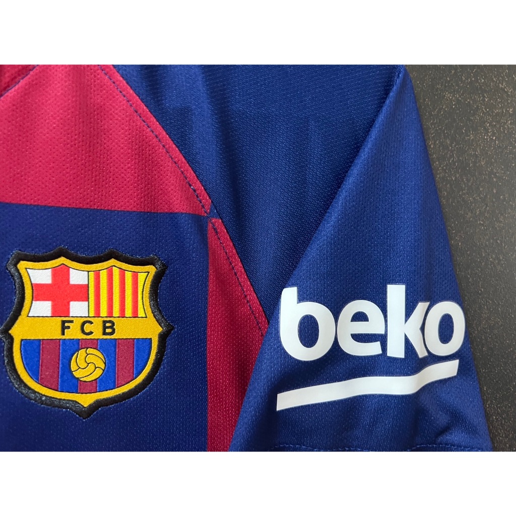 巴薩隆納足球隊 FC Barcelona 2019-2020 正版球衣 女XS 全新含吊牌字章