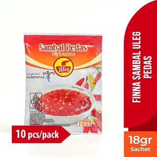 FINNA Sambal Pedas 純辣椒醬 10*18g(橘包)