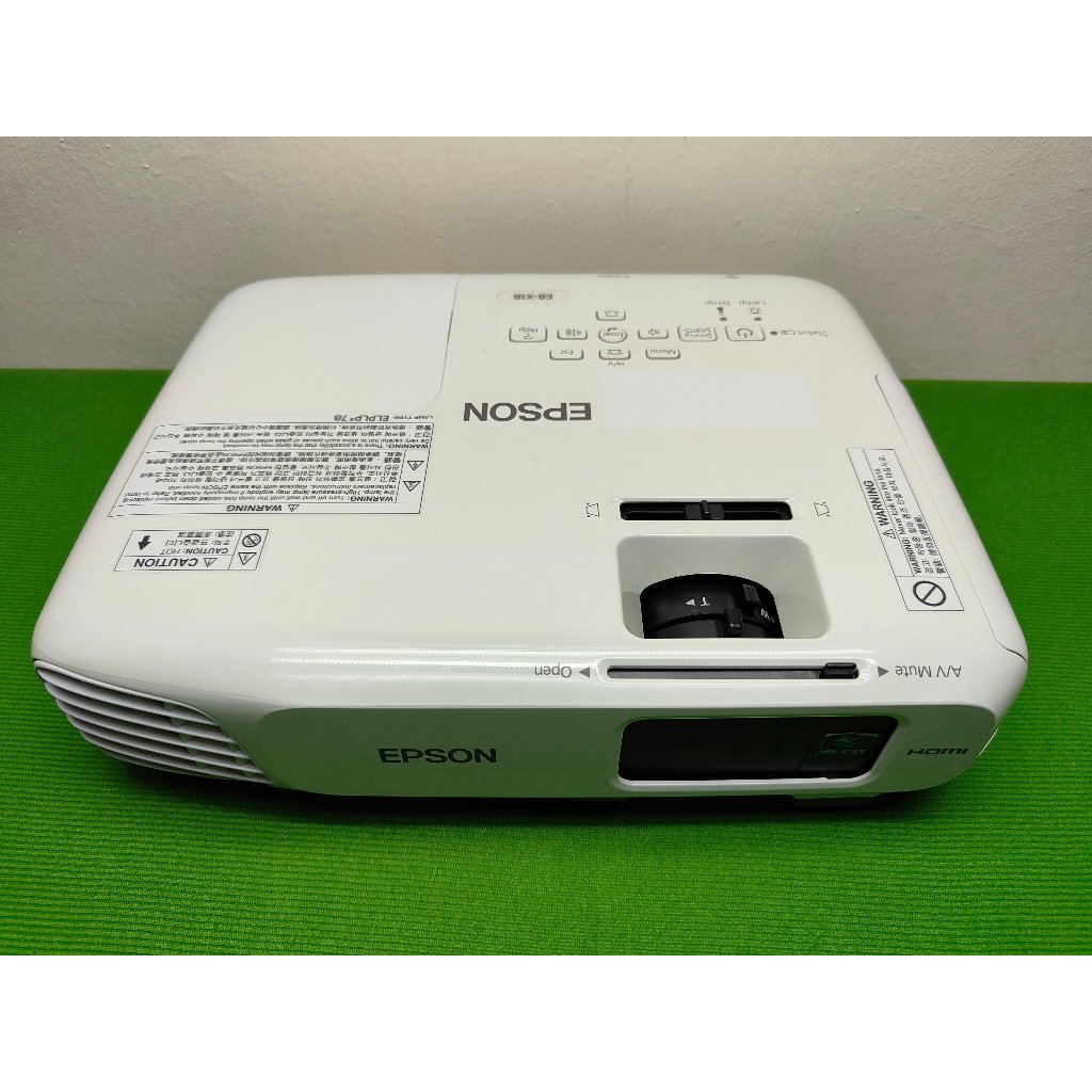 【優質二手】EPSON EB-X18/3000流明/HDMI/側投 投影機 #9