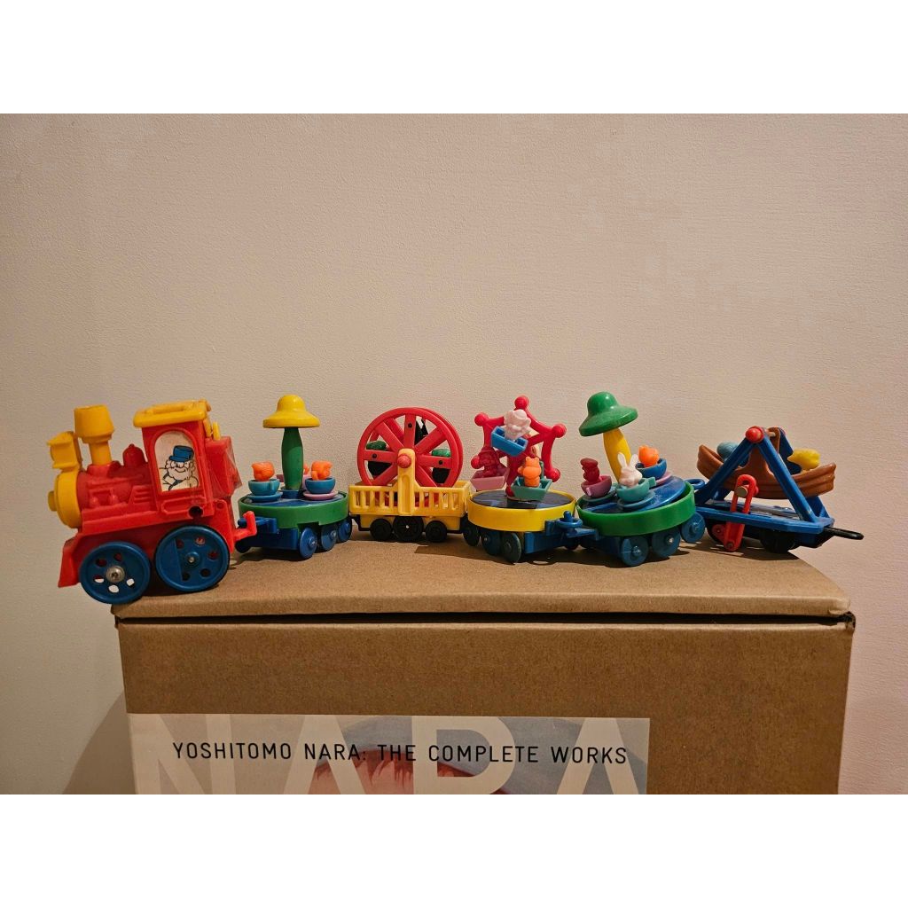 早期 童趣火車玩具 很可愛但有瑕疵 適合擺飾