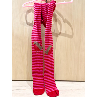 《童裝大拍賣》Jojo maman bebé 紅色條紋褲襪