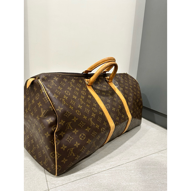 保證正品 LV Louis Vuitton® 超大 旅行袋 行李袋 購物袋