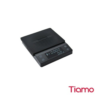 伴桌｜TIAMO CT2000專業計時電子秤 2.0kg - 黑 (V2.0版)