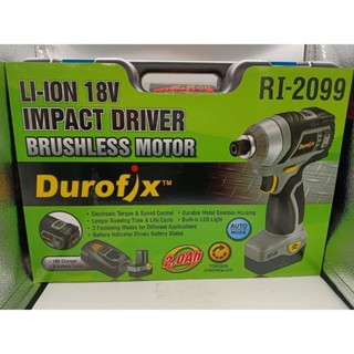 車王 Durofix 德克斯 RI2099 18V(20V) 無刷馬達 衝擊起子機 電動工具