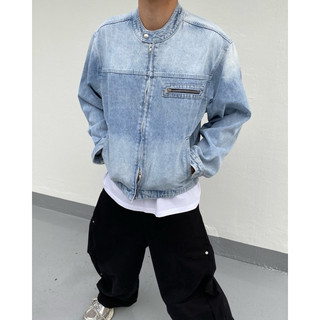 SLC I Porto snap biker 2way zip-up denim jacket / 3color
