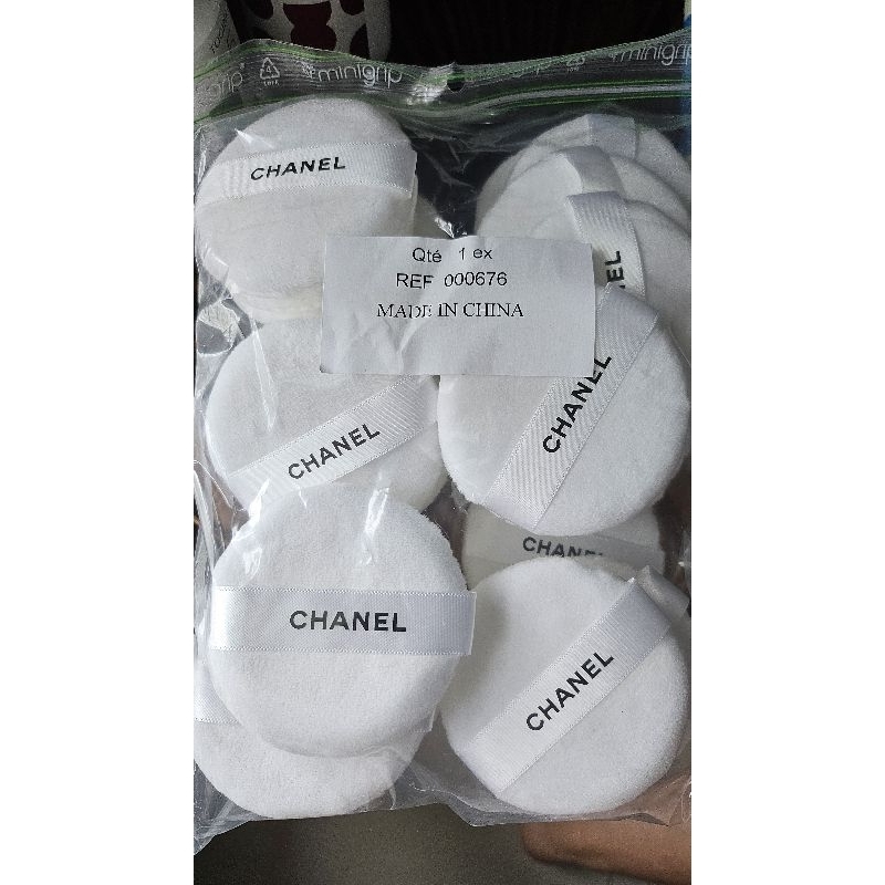 Chanel蜜粉撲專櫃貨單個賣衝評價