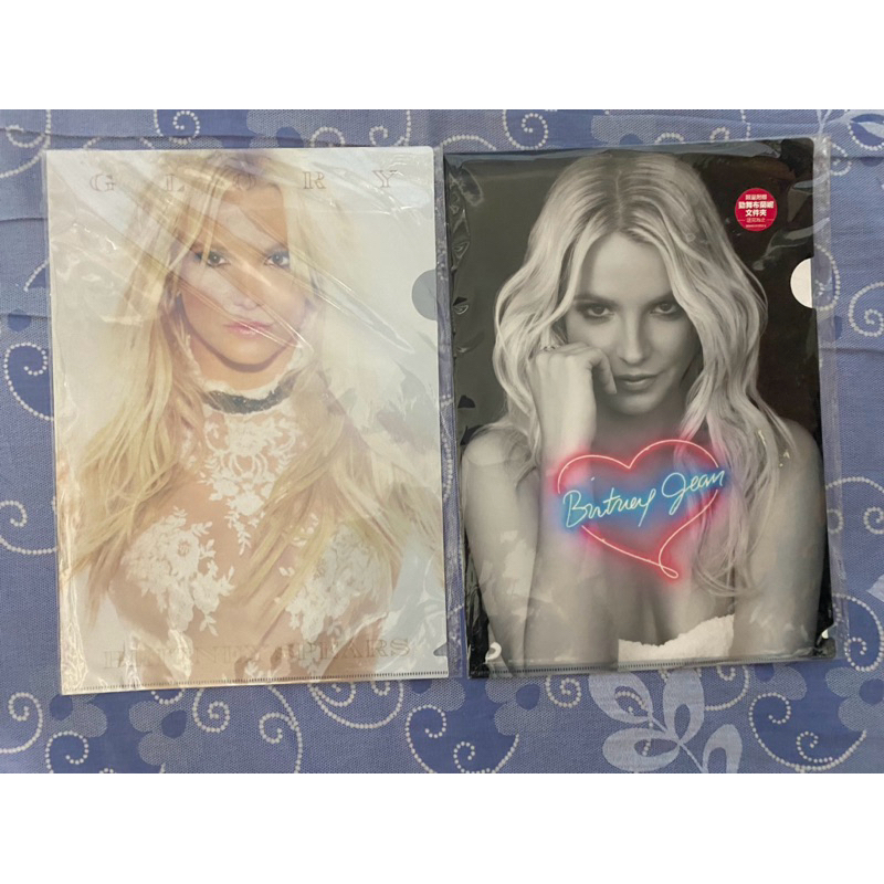 小甜甜布蘭妮Britney Spears專輯資料夾+摺頁海報