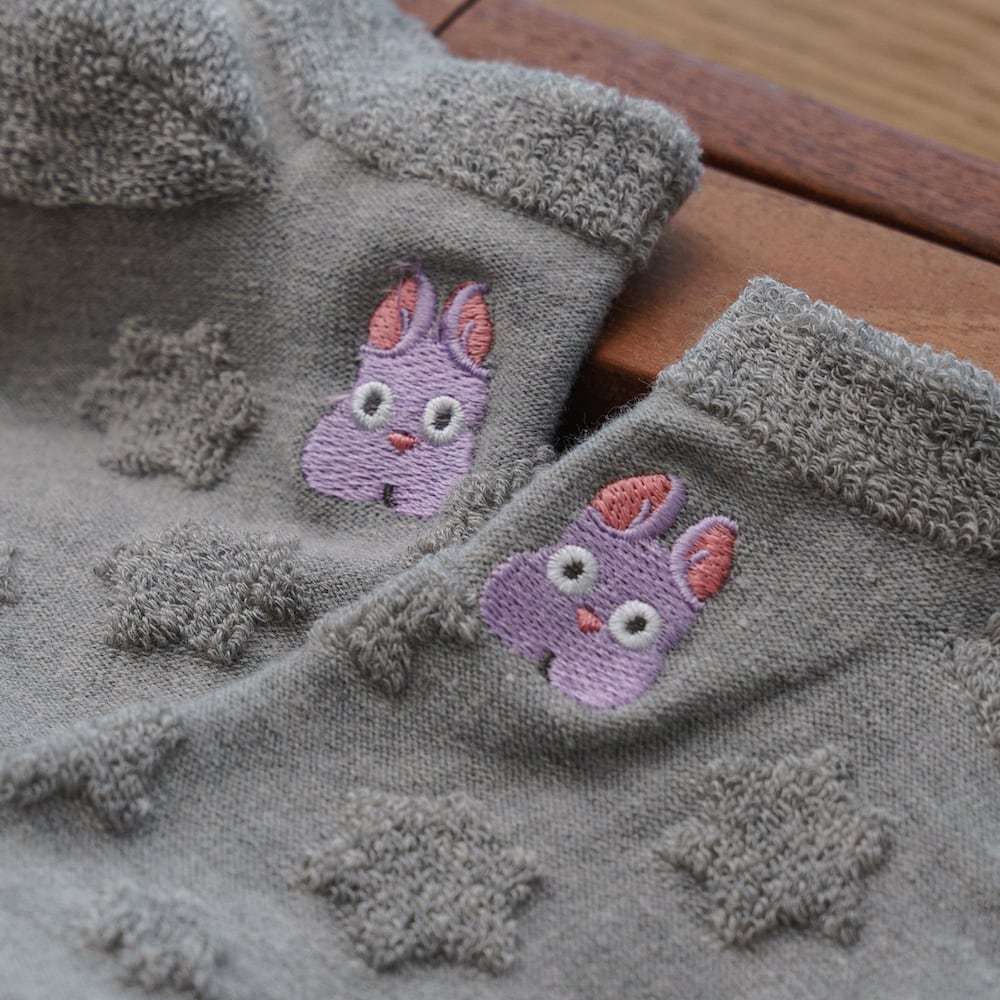 現貨 日本 吉卜力 刺繡 短襪 神隱少女 寶寶鼠 襪子 小少爺 船型襪